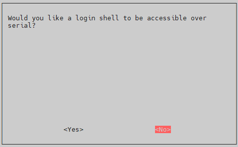 Would you like a login shell to be accessible over serial